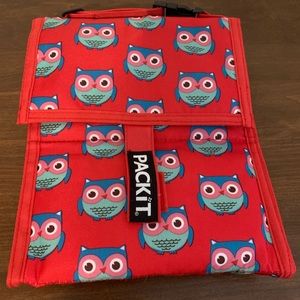 Owl Collapsable freezer ready lunch bag lunch box pack-it brand